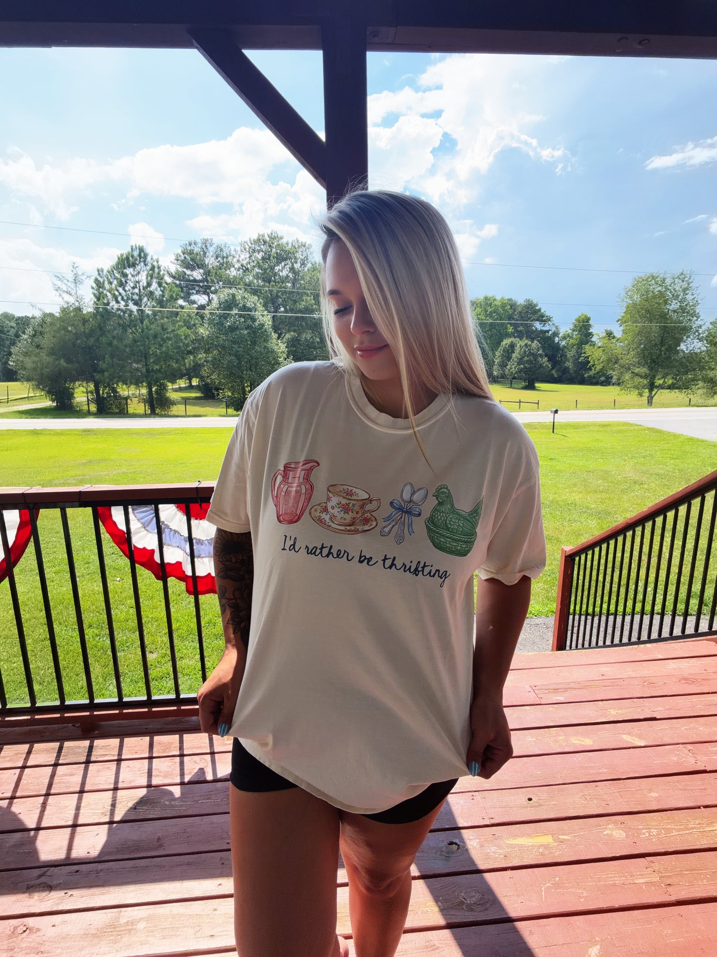 I'd Rather Be Thrifting Graphic Tee