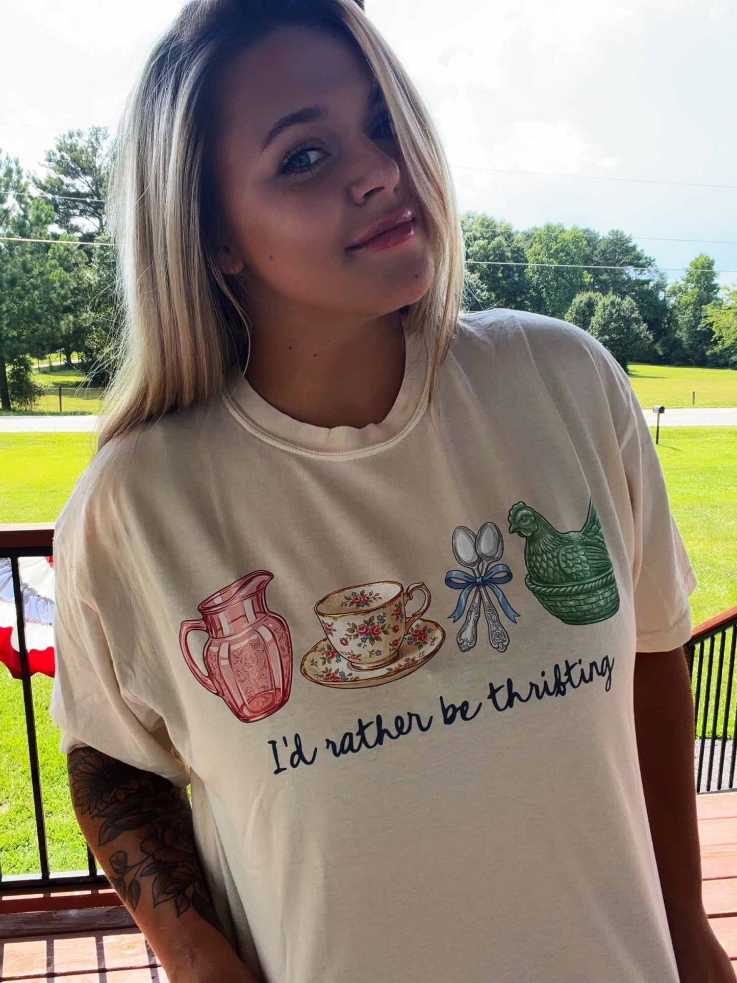 I'd Rather Be Thrifting Graphic Tee