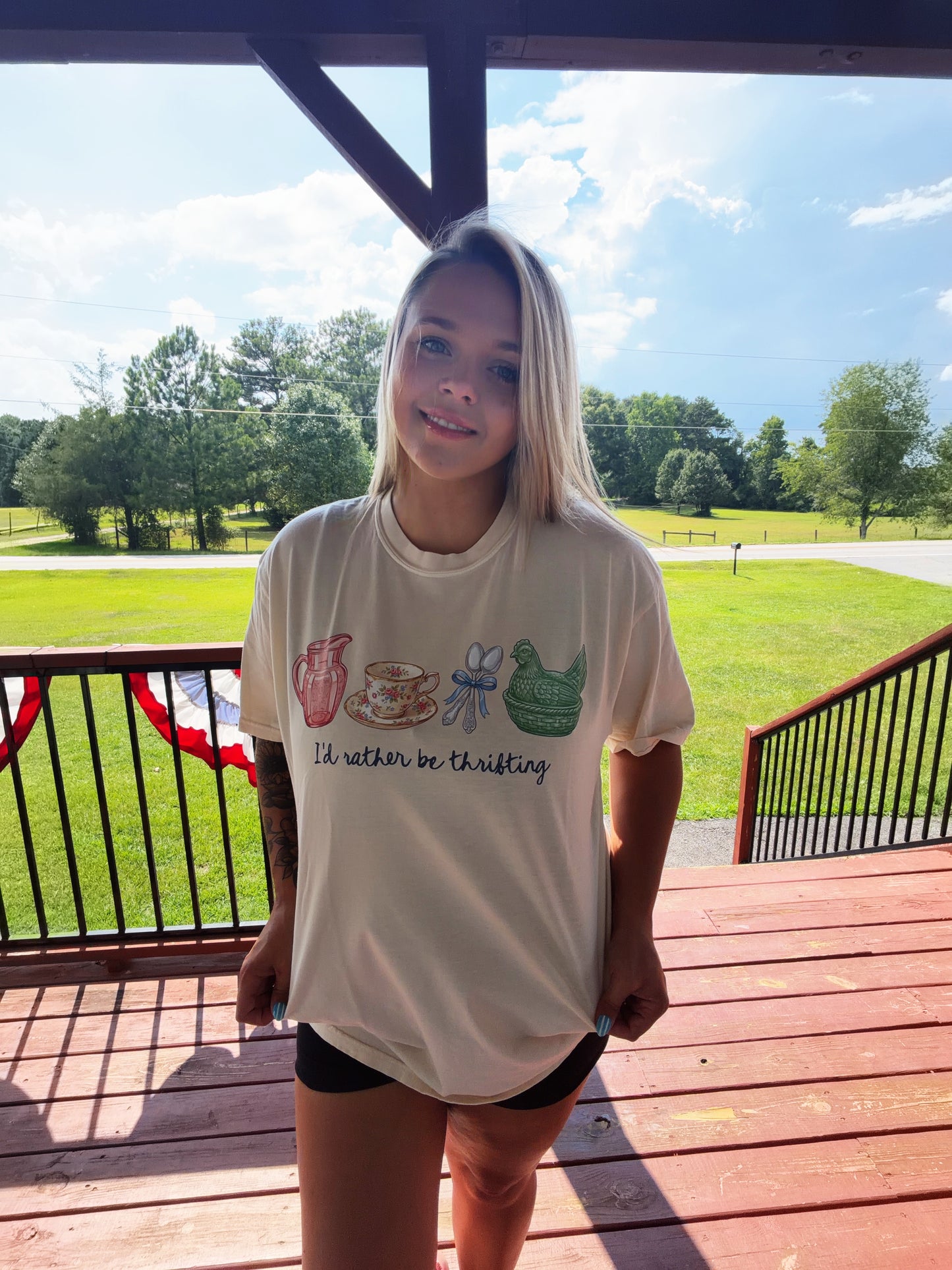 I'd Rather Be Thrifting Graphic Tee