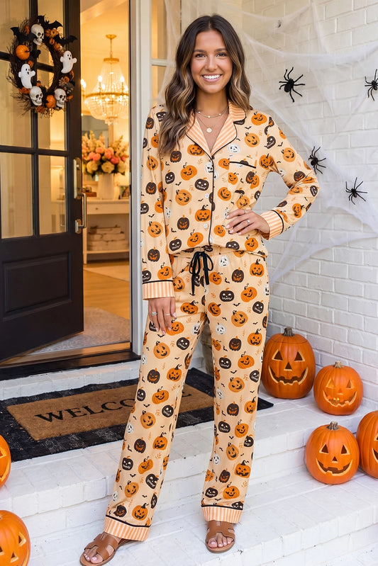Graphic Halloween Lounge Set