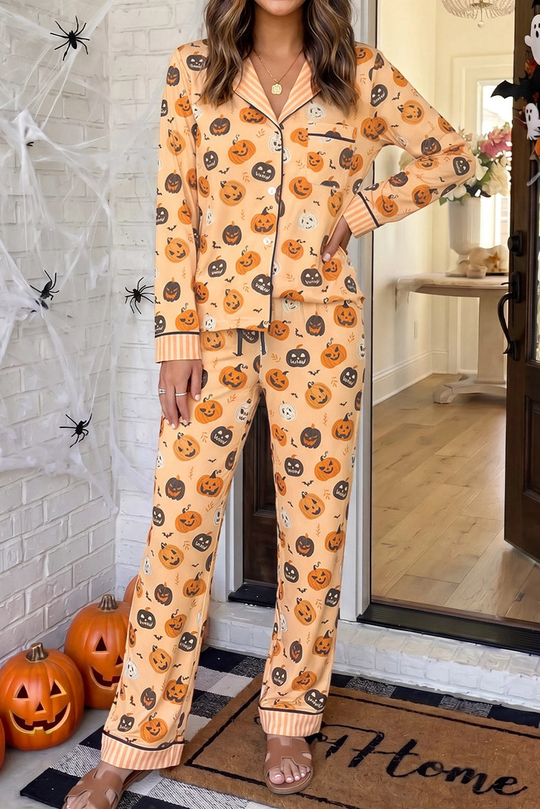 Graphic Halloween Lounge Set